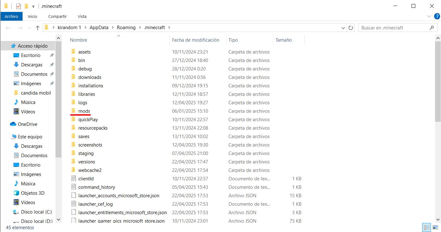 Asegúrate de reemplazar todos los folders con los folders correspondientes del zip