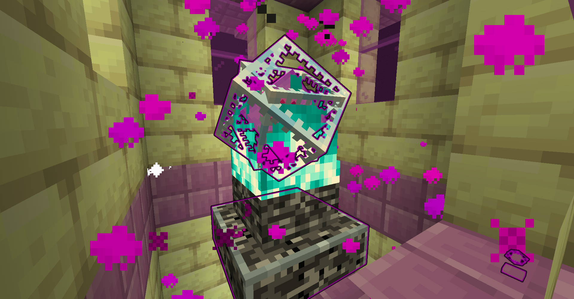 Cristal de end en ciudad de end