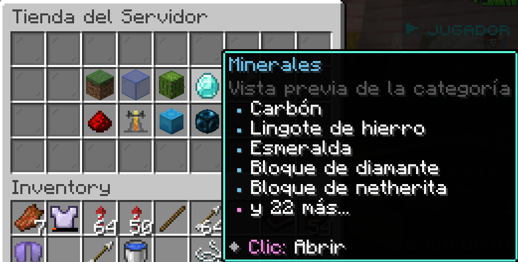 Varios minerales preciosos, mostrando lo que contiene y lo que se puede conseguir